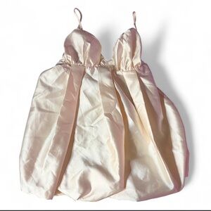 Elegant Cream Women's Dress